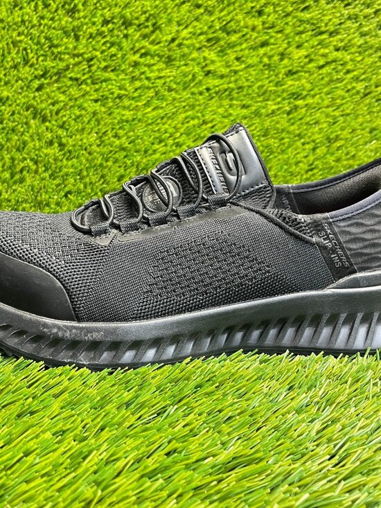 Skechers Tilido-Fletchit Mens Size 7E Black Composite Toe Work Slip-Ins Shoes main image 5